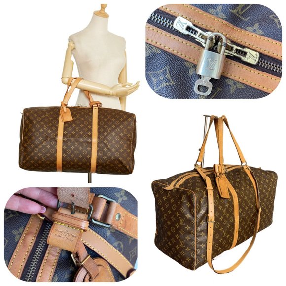 Auc Louis Vuitton 55 Sac Souple Monogram Canvas Vintage shoulder bag - Picture 1 of 14